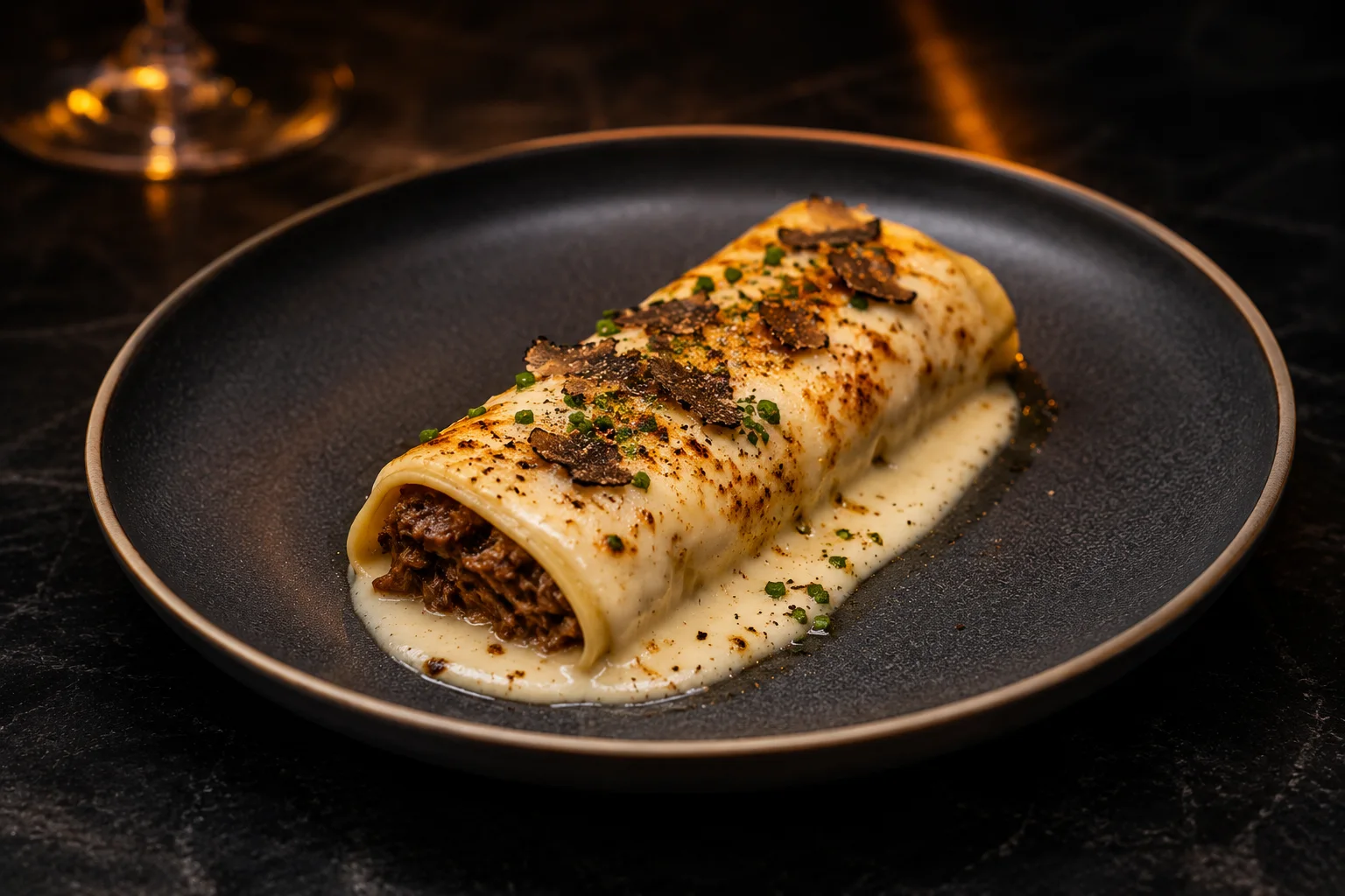Canelón XL de rabo de toro