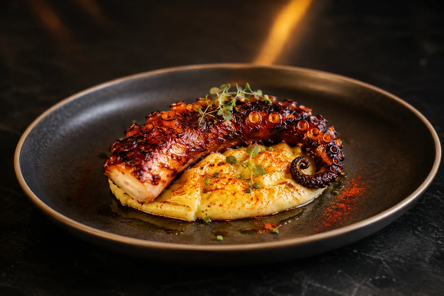 Pata de pulpo a la brasa